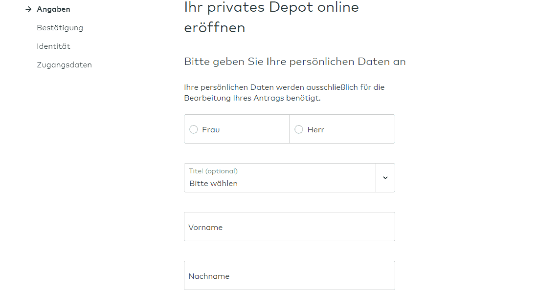 Comdirect Depot Anmeldung