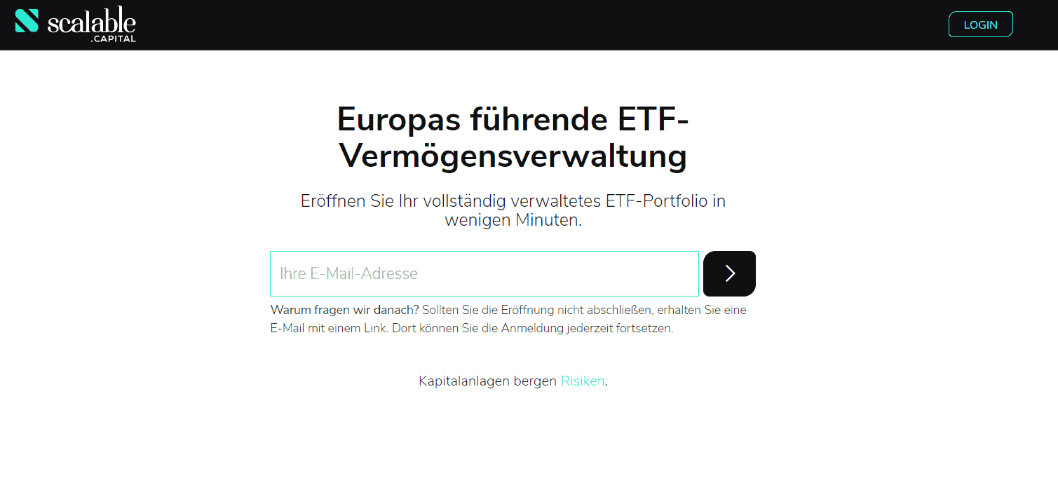 Robo-Advisor-Registrierung