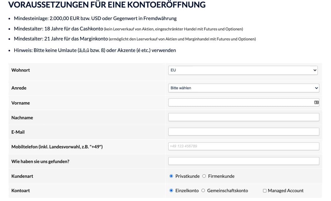 Captrader Anmeldung