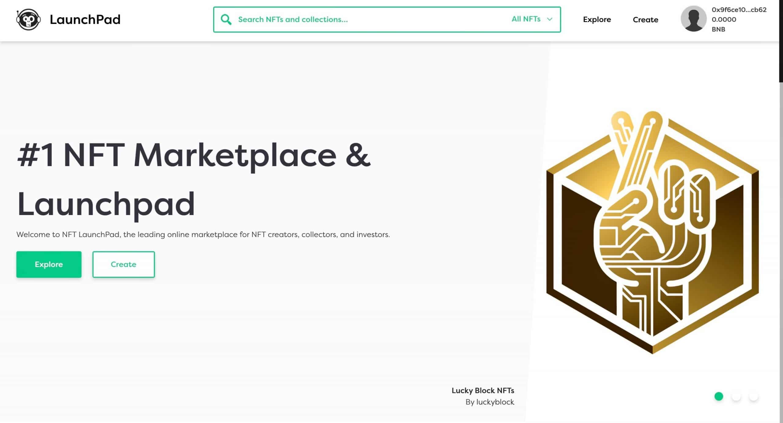 NFT Launchpad Luckyblock