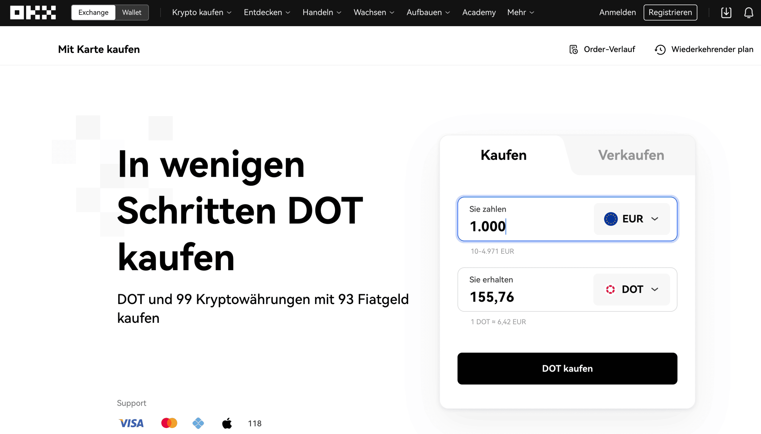 DOT kaufen bei OKX